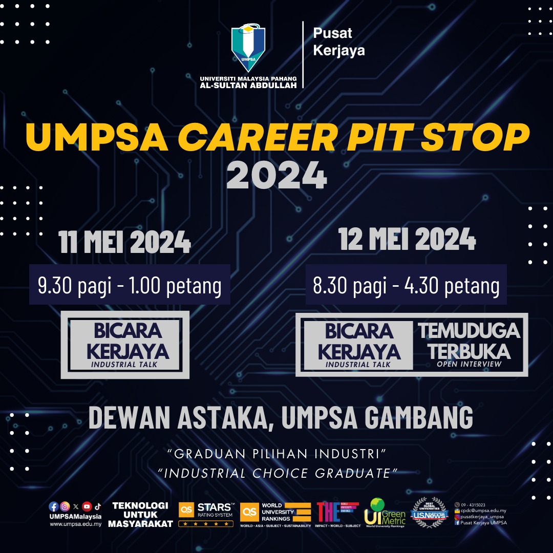 UMPSA CAREER PIT STOP 2024